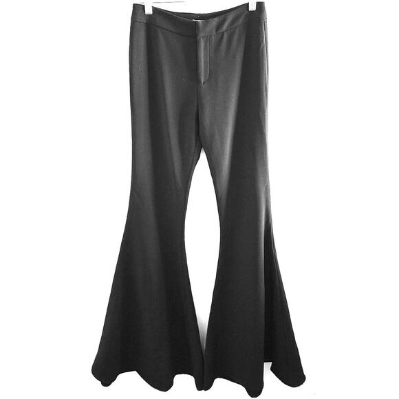 Asilio The Watson Way Flared Hi-Rise Pants Black XS 2 NEW - Picture 3 of 10